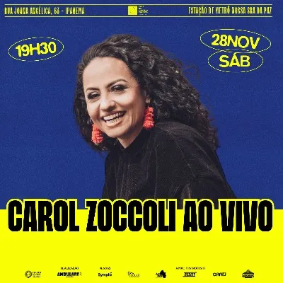 CAROL ZOCCOLI AO VIVO