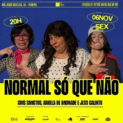 NORMAL, SÓ QUE NÃO: Noite de Personagens