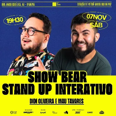 SHOW BEAR - STAND UP INTERATIVO